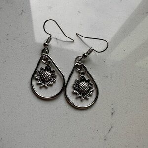 Handmade Sunflower earrings